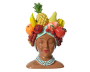 VASO TESTA CON FRUTTA D23 CM