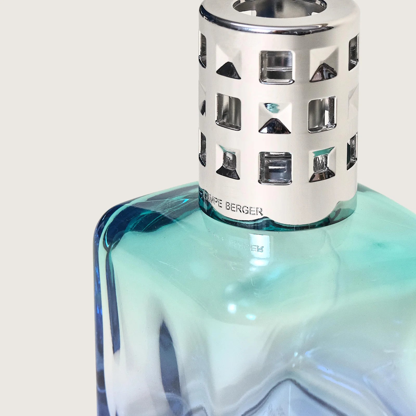 Cofanetto Lampe Berger Glacon con Ricarica 250ml Turchese Bleu Maison Berger