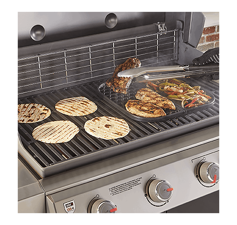 GRIGLIA CON PIASTRA ROSOLATURA GOURMET BBQ SYSTEM
