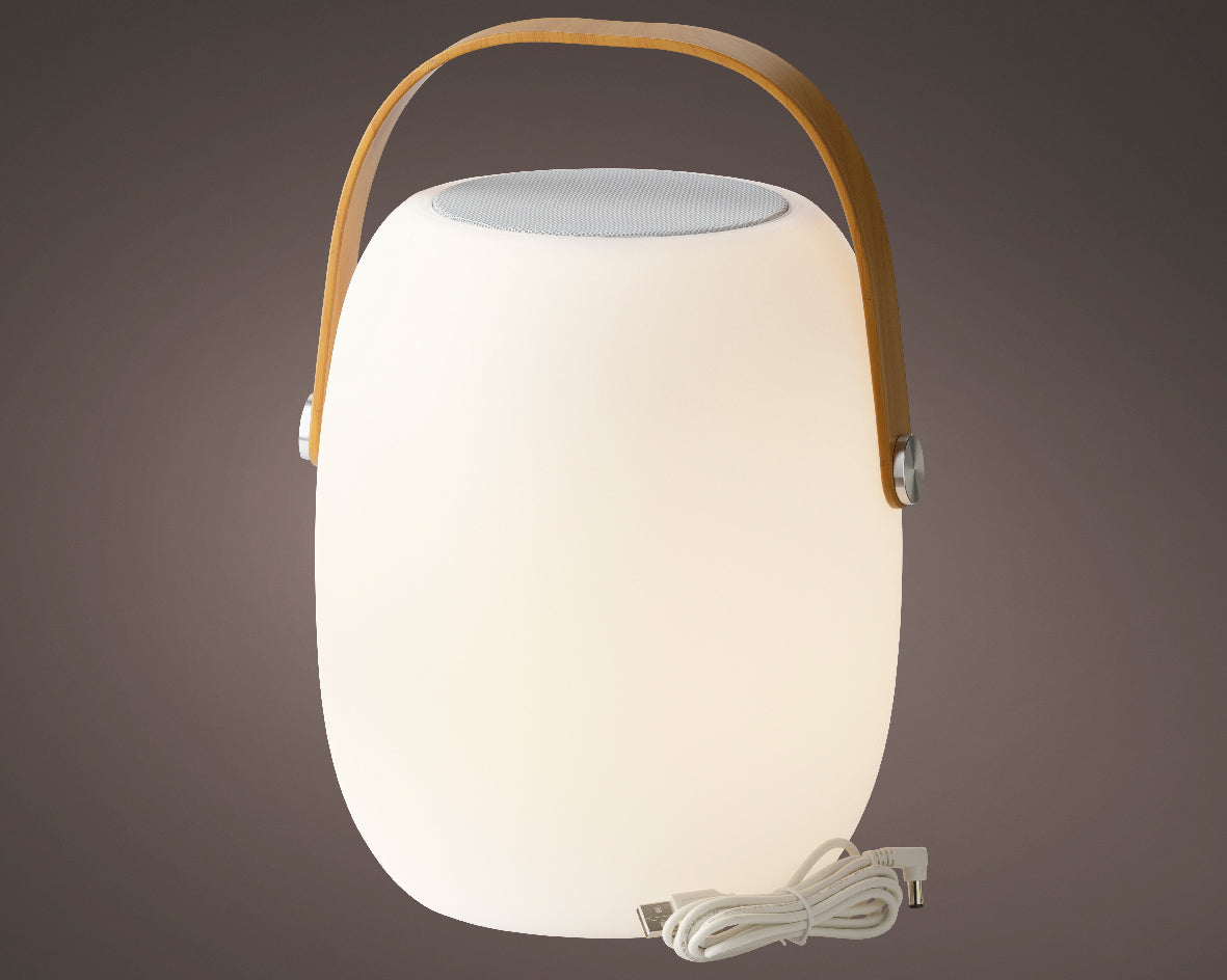 LAMPADA LED CON SPEAKER BLUETOOTH 21X32CM