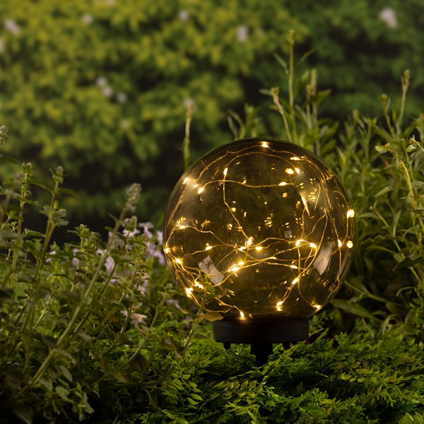 LAMPADA SOLARE 20X28CM GRIGIO FUMO