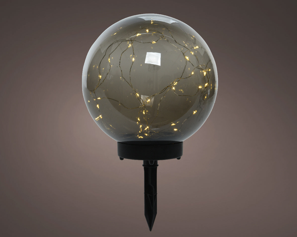LAMPADA SOLARE 30X38CM GRIGIO FUMO