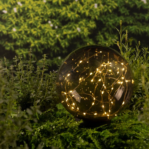 LAMPADA SOLARE 30X38CM GRIGIO FUMO