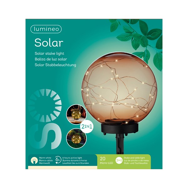 LAMPADA SOLARE 20X28CM ABRA