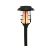 LAMPADA SOLARE TORCIA EFFETTO FIAMMA H31,5 CM NERA