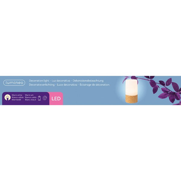 LAMPADA DA TAVOLO LED 7,5X13,5CM BIANCO CALDO