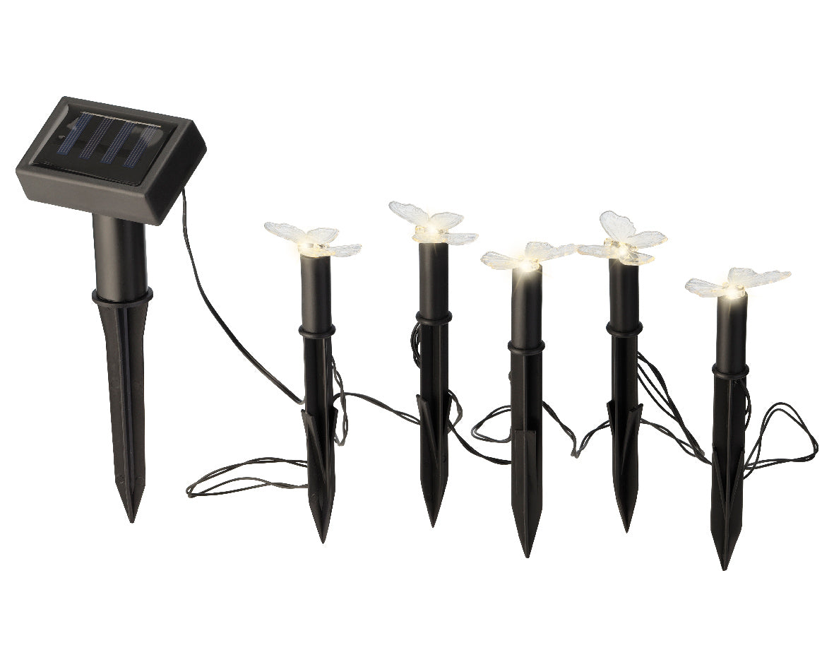 LUCI SEGNAPASSO SOLARI INSETTI/FIORI MODELLO A SCELTA 150CM