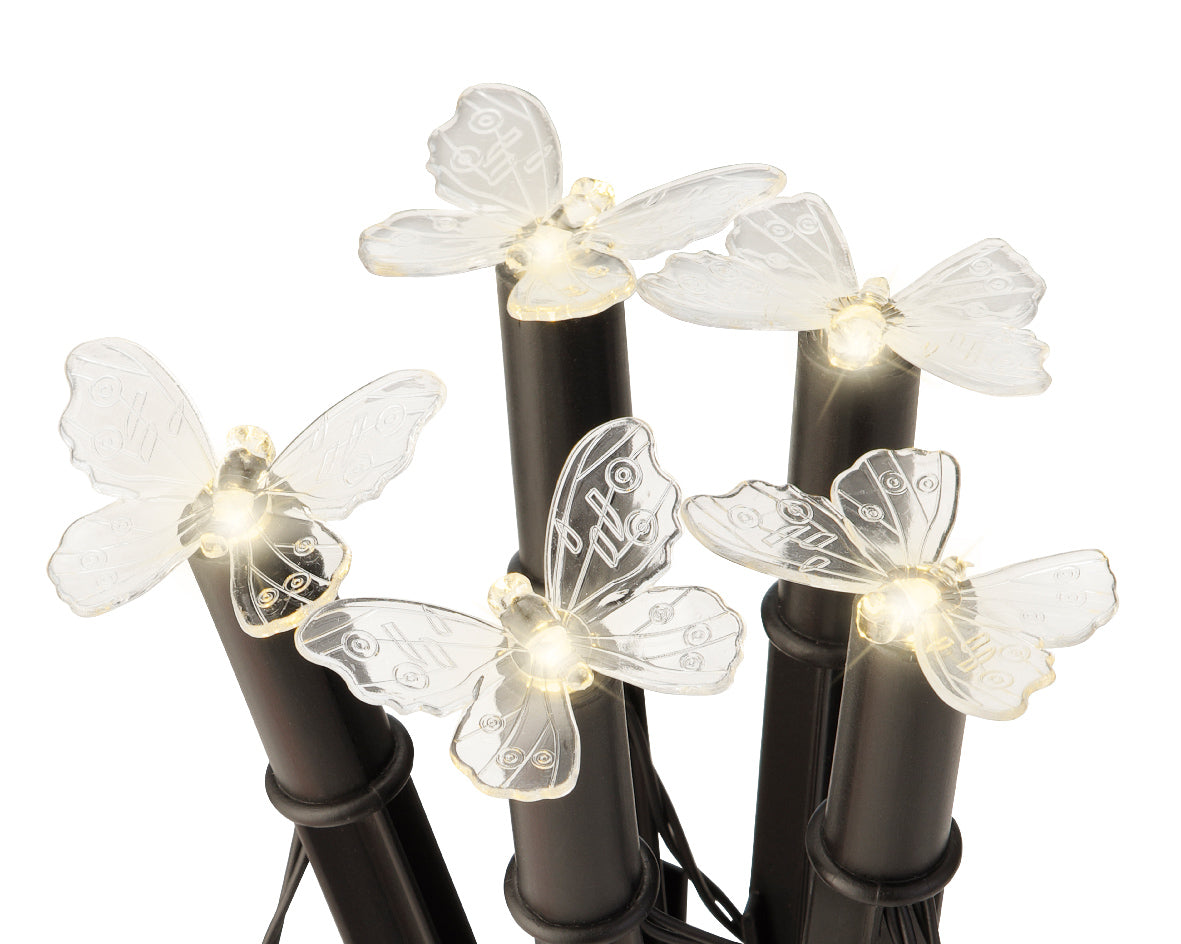 LUCI SEGNAPASSO SOLARI INSETTI/FIORI MODELLO A SCELTA 150CM