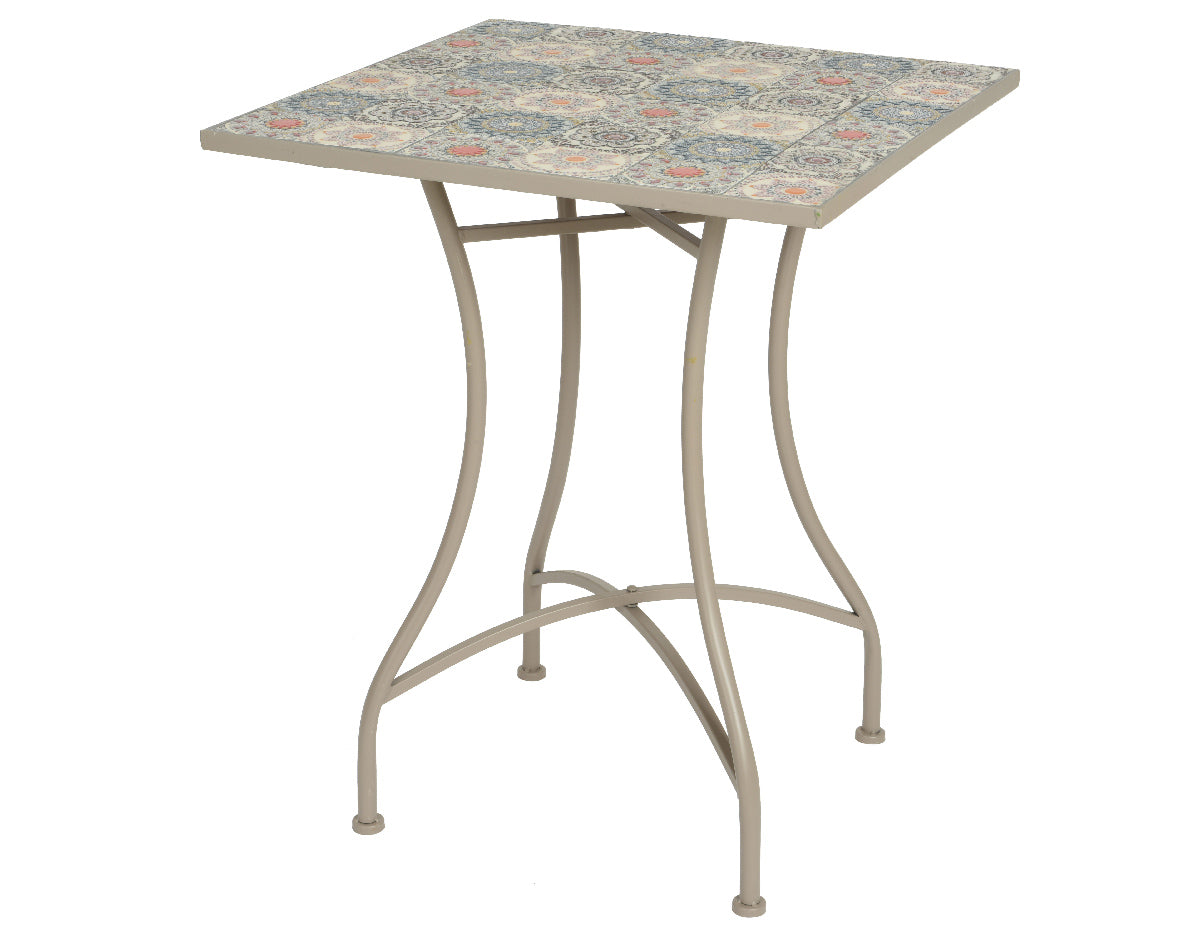 TAVOLO AVIGNON PIEGHEVOLE COLOR TALPA 58X58X72CM