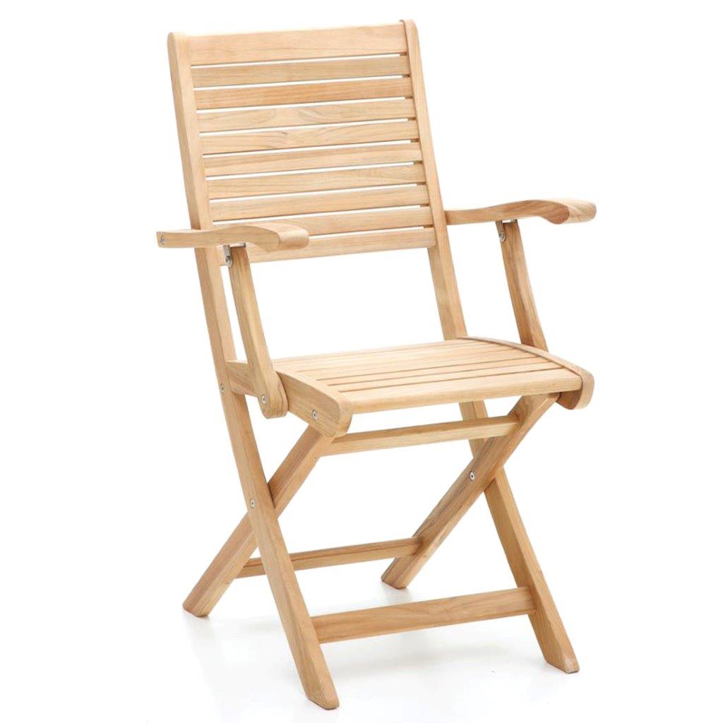 POLTRONA IN TEAK PIEGHEVOLE JAKARTA IN LEGNO 61X53X94 CM