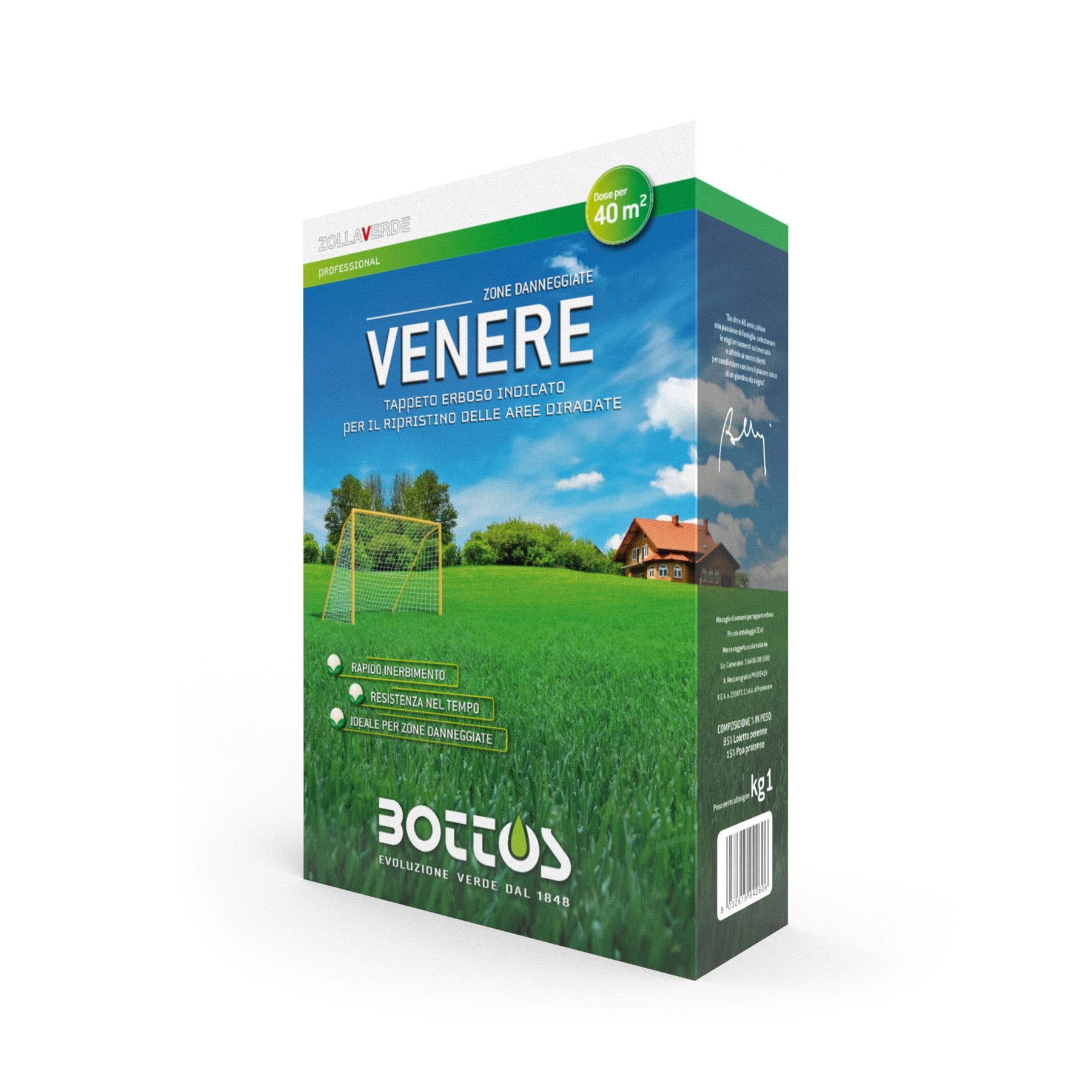 SEMENTI PER PRATO ZOLLAVERDE VENERE 1KG