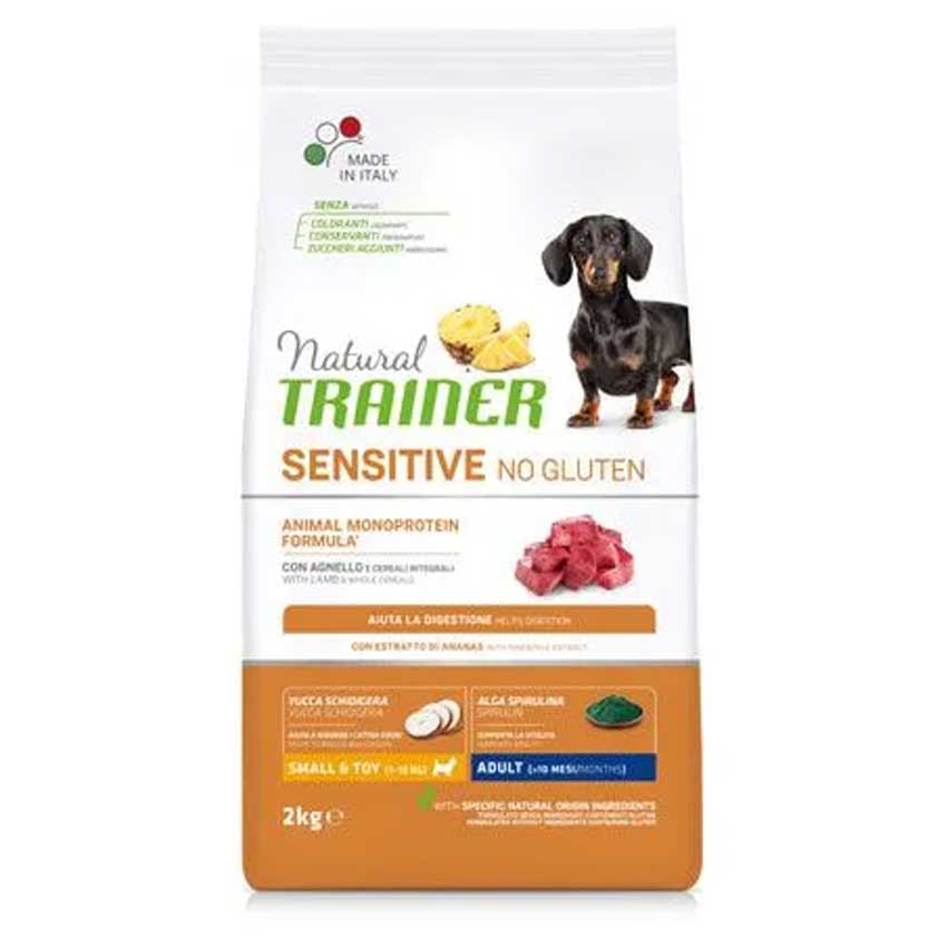 CROCCHETTE CANE ADULTO SMALL&TOY NATURAL SENSITIVE AGNELLO 2KG
