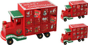 Camion Calendario Avvento Natalizio 29cm modello assortito Rossi