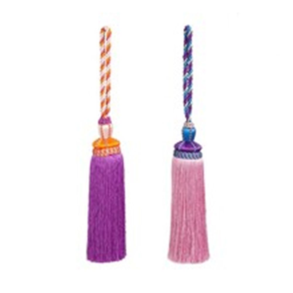 Pendente Nappa H.28 D.6 cm Viola/Rosa Modello Assortito