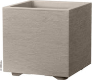 VASO GRAVITY CUBO 25X25X25 GRIGIO CHIARO