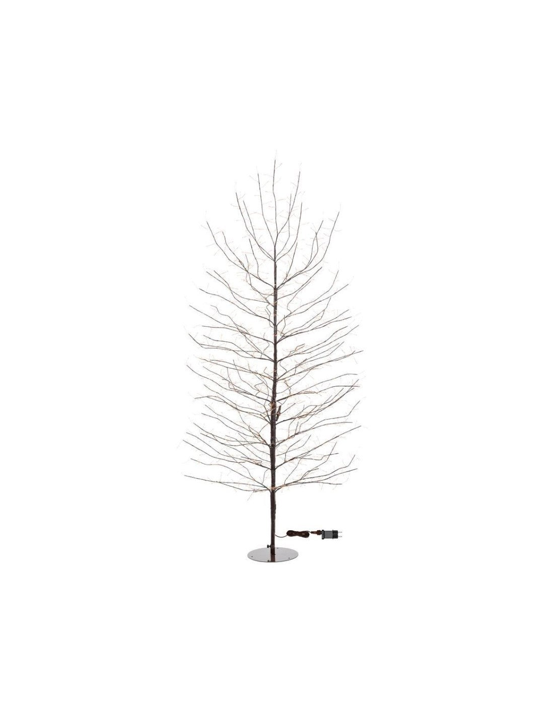 Albero Ramo Tiglio Marrone 200cm 1120 MicroLED FlashLED IP44 Peraga Christmas