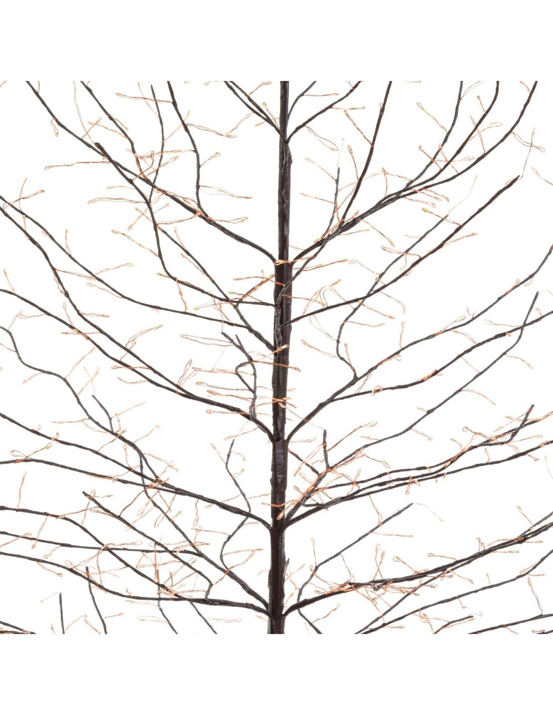 Albero Ramo Tiglio Marrone 200cm 1120 MicroLED FlashLED IP44 Peraga Christmas