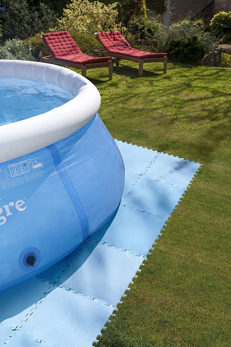 9 PIASTRELLE 50X50CM ANTISCIVOLO AD INCASTRO PER PISCINE