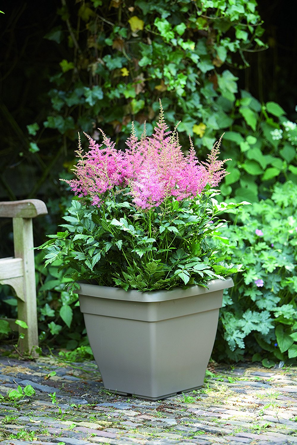 VASO TORINO CAMPANA SQUARE 30CM COLORE A SCELTA