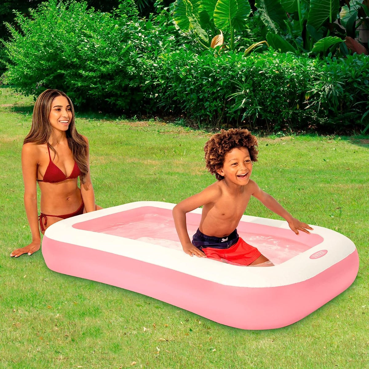 PISCINA RETTANGOLARE GONFIABILE 166X100X25CM