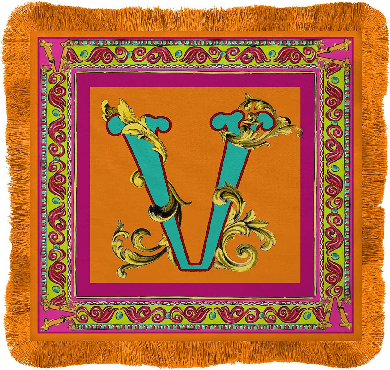 TOVAGLIETTA AMERICANA "V" 38X38CM - ORTIGIA