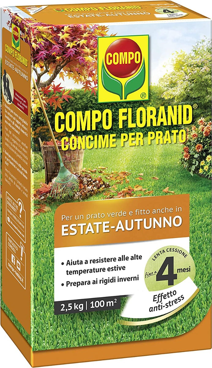 CONCIME SOLIDO FLORANID PER PRATO ANTISTRESS 2,5KG