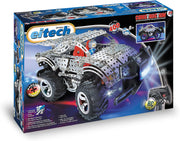 EITECH JEEP CON ILLUMINAZIONE A LED - KIT DI COSTRUZIONE IN METALLO
