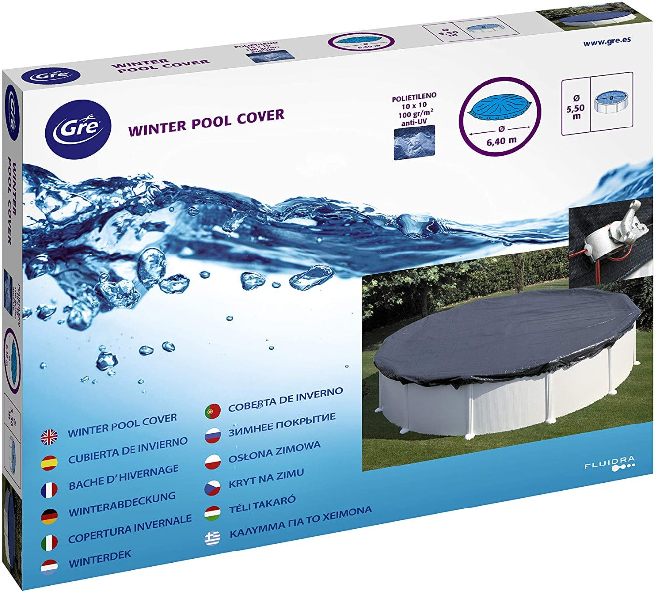 COPERTURA INVERNALE PER PISCINA TONDA 450/460CM
