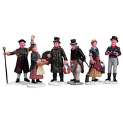 Village People Figurines, Set Of 6 - LEMAX COD. 92356