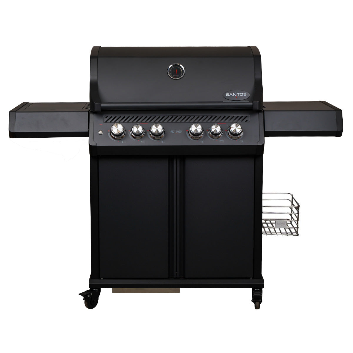 Barbecue a Gas S-418 Pro Nero Opaco SANTOS