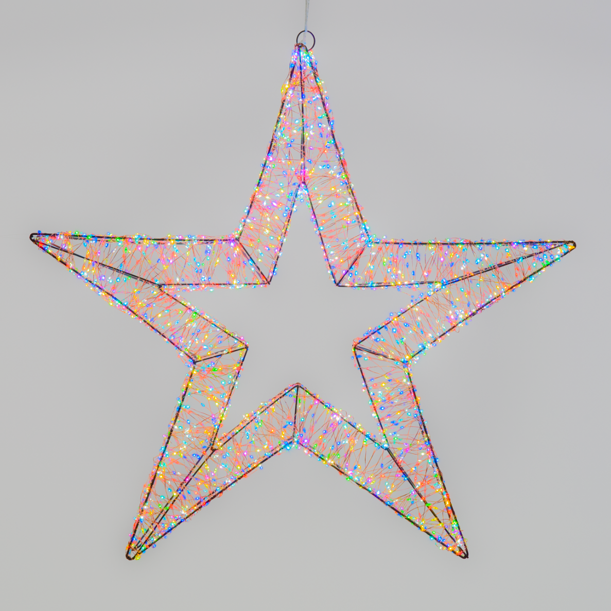 STELLA LUMINOSA 3D MARRONE D.75CM 3500 MICROLED RGB