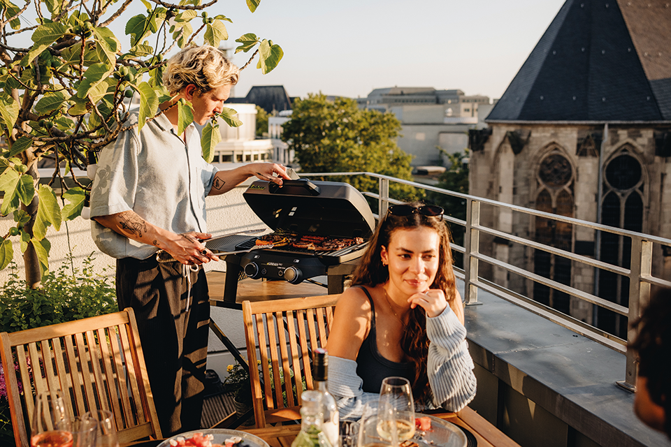 Barbecue Elettrico eUrban Pro 2 Turbo Nero ENDERS