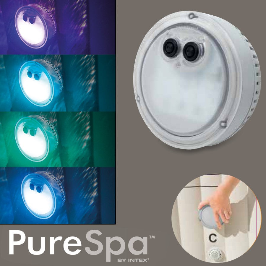 LUCE A LED MULTI COLOR CON BATTERIA PER IDROMASSAGGIO BUBBLE SPA