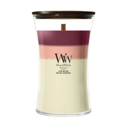 Candela a clessidra grande Trilogy Lush Nectar 609g Multistrato WoodWick