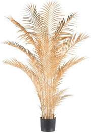 Pianta Artificiale Palma Colore Oro 145cm