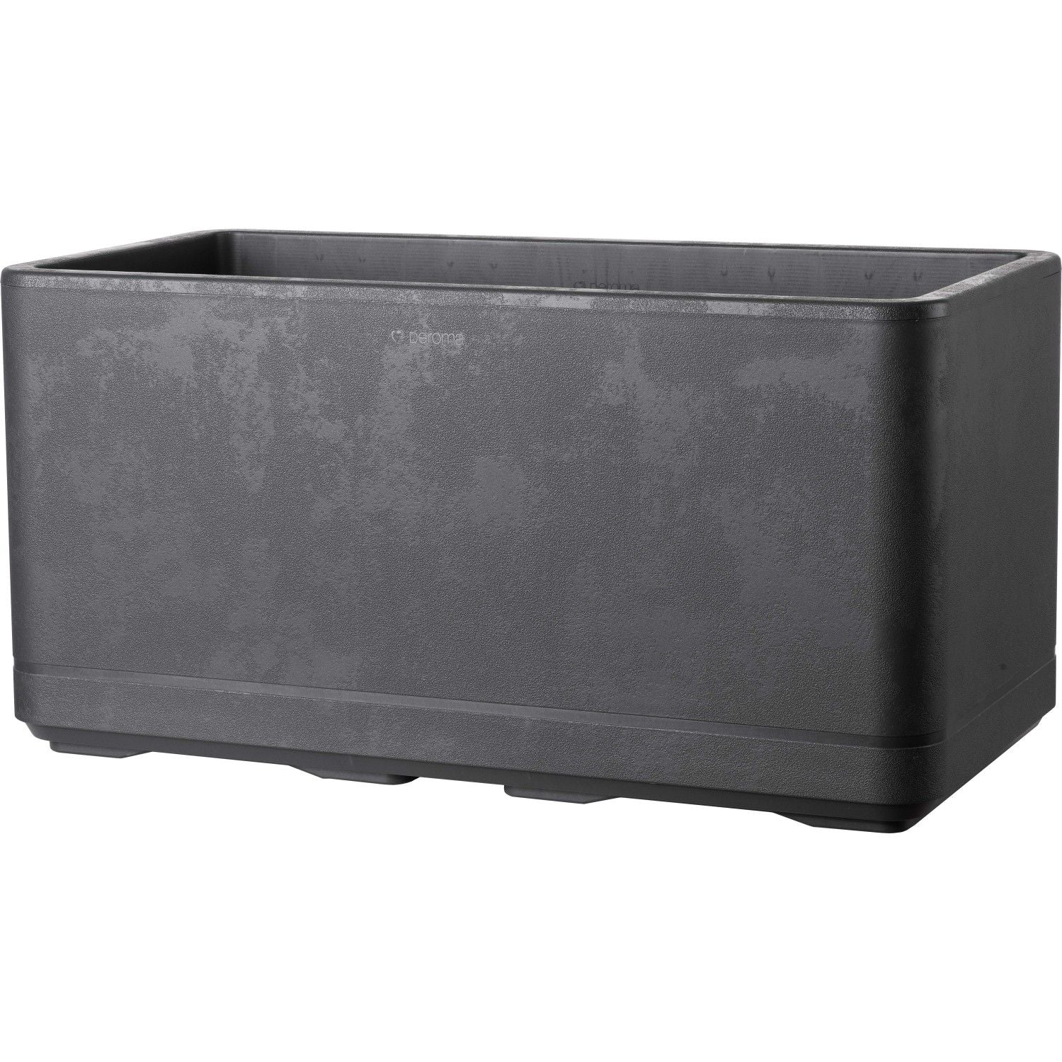 Fioriera rettangolare con riserva d’acqua Cosmo, 78x38x38,5 cm, antracite