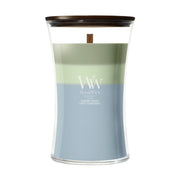 Candela Trilogy Verdant Woods 609g Verde Azzurro Woodwick