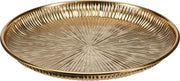 Piatto in metallo 30 cm oro PERAGA CHRISTMAS