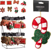 Pendente natalizio con perline 10 cm modello assortito PERAGA CHRISTMAS