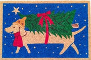 Zerbino 59 x 39 cm con cane PERAGA CHRISTMAS