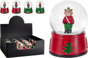 Sfera d'acqua con orso 6,7 cm modello assortito PERAGA CHRISTMAS