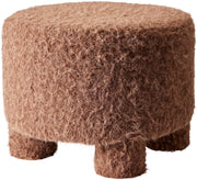 Sgabello in legno 40 x 29 cm marrone PERAGA CHRISTMAS