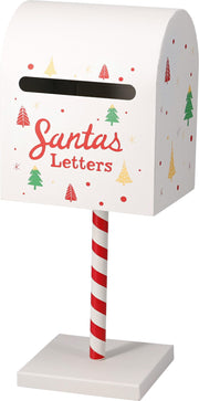 Cassetta postale decorativa 16 x 13 x 38 cm bianca PERAGA CHRISTMAS