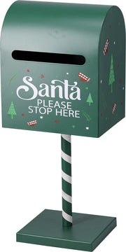 Cassetta postale decorativa 16 x 13 x 38 cm verde PERAGA CHRISTMAS