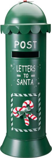 Cassetta postale decorativa D19 x H53 cm verde PERAGA CHRISTMAS