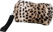Borsa leopardata 17 x 10 x 6 cm marrone PERAGA CHRISTMAS