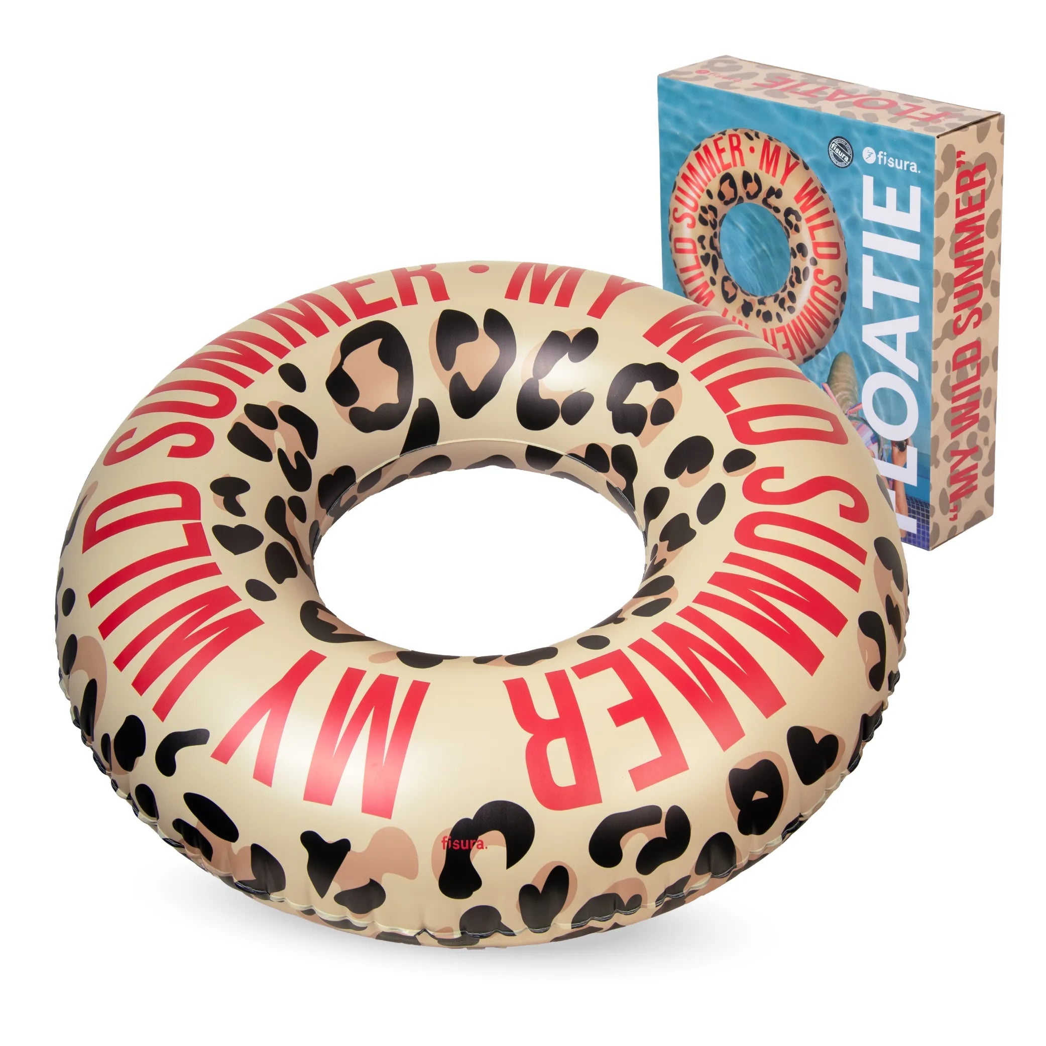 Flotatore Gonfiabile Leopardo My Wild Summer 115cm Leopardo FISURA