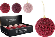 Pallina di Natale 10 cm colori assortiti PERAGA CHRISTMAS