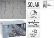 Tenda luminosa 240 LED 889 x 52 cm bianco freddo PERAGA CHRISTMAS