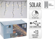 Tenda luminosa 240 LED 889 x 52 cm bianco caldo PERAGA CHRISTMAS